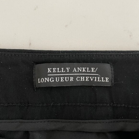 Lord & Taylor Kelly Ankle Mid Rise Pants Black Sz 8 - Picture 9 of 10
